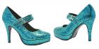 Women's Alice Platform Pump - Blue Glitter - Women's Shoe 7