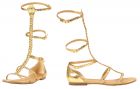 Women's Cairo Gold Gladiator Sandal - Women's Shoe 6