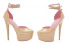 Women's Curissa Cancer Awareness Platform High-Heel - Pink - Women's Shoe 7