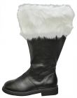 Santa Boot With Fur Cuff - Wide Calf - Men's Shoe S (8 - 9)