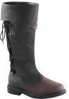 Men's Lace-Up Captain Boot #110 - Brown - Men's Shoe M (10 - 11)