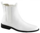Men's White Trooper Boots - White - Men's Shoe XL (14)