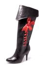 Women's Pirate Boot With Ribbons - Women's Shoe 7