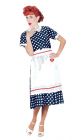 Women's Plus Size I Love Lucy Polka Dot Dress - Adult S (6 - 8)