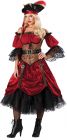 Women's Swashbucklin Scarlet Costume - Adult M (8 - 10)