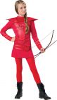 Warrior Huntress Red Costume - Tween S (8 - 10)