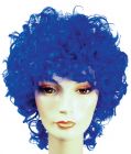 Deluxe Curly Clown Wig - Royal Blue