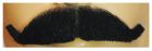 Edwardian M34 Mustache - Human Hair - Black