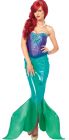 Women's Mermaid Deep Sea Siren Costume - Adult Large