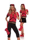 Women's Miss Mouse Costume - Adult M (6 - 10)