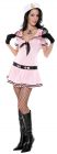 Women's Sassy Sailor Pink Costume - Adult M/L (6 - 9)
