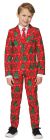 Boy's Red Christmas Suit - Child S (4 - 6)