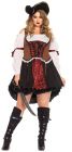Women's Plus Size Ruthless Pirate Wench Costume - Adult 1X/2X