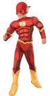 Boy's Deluxe Photo-Real Muscle Chest Flash Costume - Child Medium