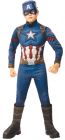 Boy's Captain America Deluxe Costume - Avengers 4 - Child Small