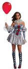 Women's Deluxe Pennywise Costume - IT Movie - Adult Small