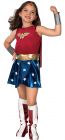 Girl's Deluxe Wonder Woman Costume - Child Large