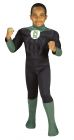 Boy's Deluxe Muscle Chest Green Lantern Costume - Child Large
