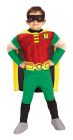 Boy's Deluxe Muscle Robin Costume - Teen Titans - Child Large