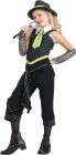 Girl's Gangster Moll Costume - Child Large