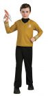 Deluxe Gold Star Trek Shirt - Child Small