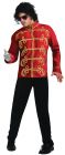 Men's Deluxe Red Military Michael Jackson Jacket - Adult Large