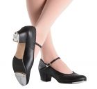 Adult Black Tap Shoe #S323L - Black - Adult Shoe 4