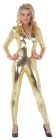Women's Stretch Jumpsuit - Gold - Adult Small
