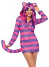 Women's Cozy Cheshire Cat Cozy Costume - Adult Small