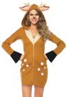 Women's Cozy Fawn Costume - Adult Small