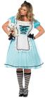 Women's Plus Size Tea Time Alice Costume - Adult 1X/2X