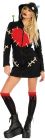Women's Cozy Voodoo Doll Costume - Adult Small