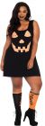 Women's Plus Size Pumpkin Jersey Dress - Adult 1X/2X