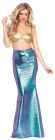 Women's Iridescent Scale Mermaid Skirt Costume - Adult Small