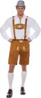 Men's Deluxe Lederhosen Costume - Adult OSFM