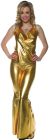 Women's Gold Ladies Night Costume - Adult Large