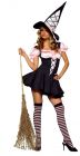 Women's Pink & Black Witch Costume - Adult X-Small
