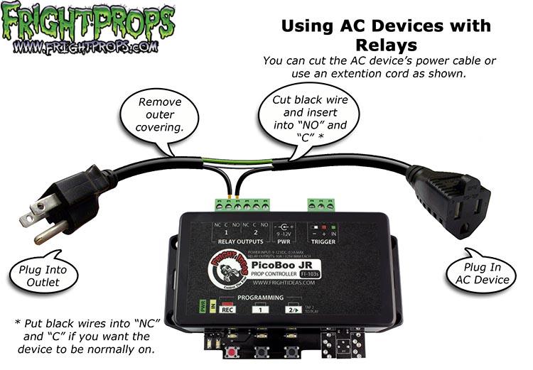 Using AC Devices with Relays