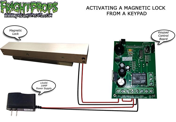 Keypad to Mag Lock