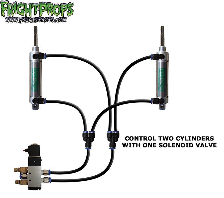Control Two Double-Acting Cylinders with One Solenoid Valve…