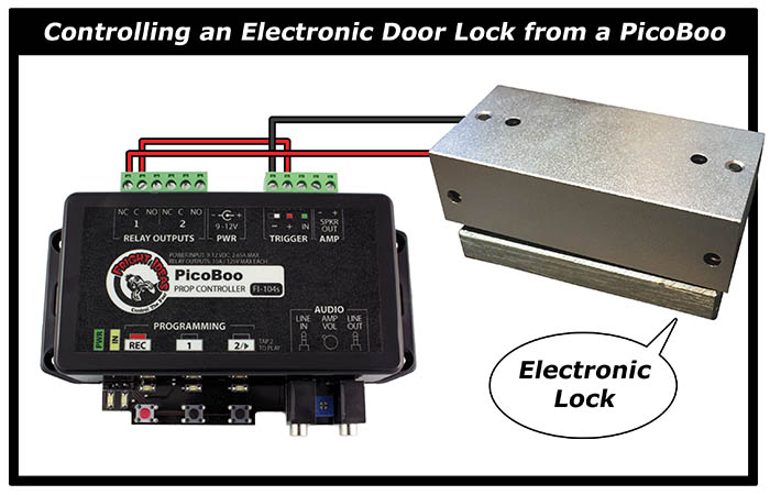 Control an Electronic Lock from a PicoBoo