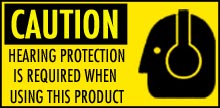 Hearing protection required!