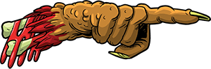 Zombie hand